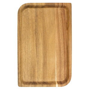 ถาดไม้อะคาเซียถาดเสิร์ฟชากาแฟถาดสี่เหลี่ยมผืนผ้าปรับแต่งได้หรูหรา - Product Image 1