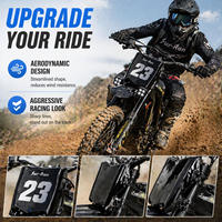 Placa de Matrícula Delantera Universal Premium JFG para Motocicleta Eléctrica, Tablero de Plástico PE para Motocicleta Todoterreno Surron Light Bee Ultra Bee