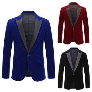 เสื้อเบลเซอร์ลำลองคุณภาพพรีเมียมของผู้ชายเสื้อเบลเซอร์แฟชั่นกระดุม2เม็ดพร้อมกระดุมแถวเดียว - Product Image 6