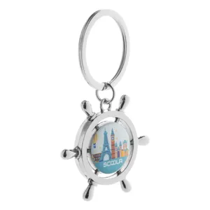 Portachiavi Personalizzato Vertigo Helm in Metallo - Articolo da Merchandising - Product Image 2