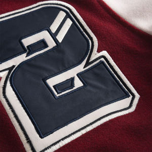 Vestes universitaires personnalisées pour hommes Stand décontracté XL Polyester respirant Blank Plain Embroidery Letterman Varsity Vestes pour hommes - Product Image 2