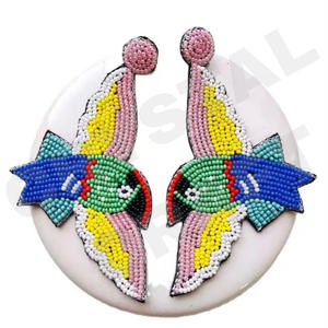 Halloween Parties Spéciale Mode Dangle Boucles D'oreilles Nouvelle Arrivée Cross-Border Handmade Beads Sweet Sequins Trendy Creative - Product Image 3