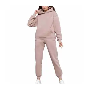 Tùy Chỉnh Màu Sắc Cô Gái Sweatsuit Phụ Nữ Sweatsuit Nhung 2 Mảnh Mồ Hôi Thiết Lập Junior Công Nghệ Lông Cừu Tracksuit Jogger Thể Thao