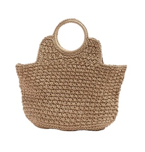 Bolsas de yute únicas, forma personalizada con asas redondas, perfectas para comprar bolsas de comestibles, bolsas de lona de alta calidad, uso diario - Product Image 1