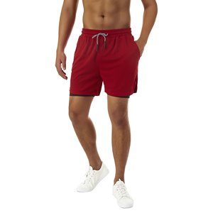 Shorts de travail décontractés respirants d'été pour hommes couleurs unies pour décontracté et course à pied-Vente en gros - Product Image 4