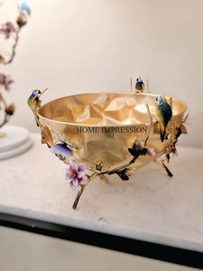 Nouveauté Bol à noix jetable en aluminium avec support floral Service de table Vente à bas prix - Product Image 2