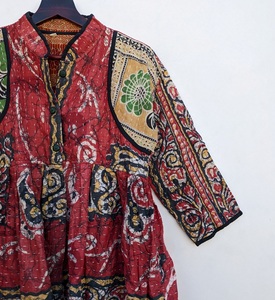 Indian <b>Kantha</b> Tops Handmade Top Cotton <b>Kantha</b> Kediya <b>Jacket</b> Unique Style Top <b>Kantha</b> <b>Jacket</b> - Product Image 3