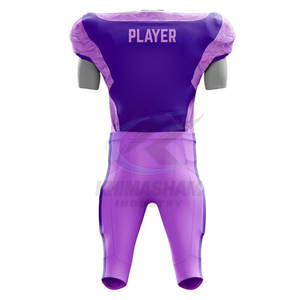 Uniforme de Fútbol Americano Transpirable de Poliéster Sublimado, Servicio OEM ODM, Precio al por Mayor Personalizado desde Pakistán - Product Image 2
