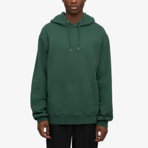 Venta al por mayor de ropa de calle de alta calidad personalizado propio logotipo de color sólido cálido polar interior cómodo invierno hombres algodón sudaderas con capucha para hombres - Product Image 6