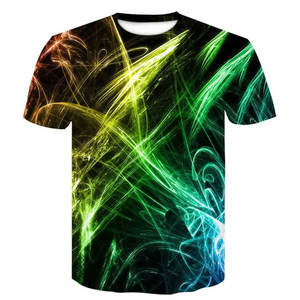 T-shirts à manches courtes en polyester 100% imprimés à sublimation personnalisée, polyester, coton polyester anti-boulochage, imprimés à manches courtes, entièrement sublimés - Product Image 5