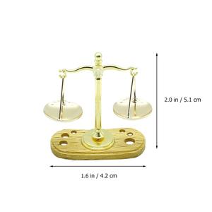 Báscula de Latón Vintage, Balanza de la Justicia, Báscula de Apotecario, Decoración Náutica para el Hogar, Báscula de Latón de Apotecario - Product Image 2