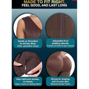 Adjustable <b>Body</b> Shaper <b>Suit</b> With Supportive Midsection Compression Seamless Compression <b>Body</b> <b>Suit</b> With Firm Hold - Product Image 3