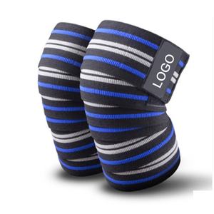 Rodilleras Power Lifting Color Rojo Negro Fitness Seguridad Transpirable Levantamiento de pesas Correa para la rodilla Sentadillas elásticas Rodilleras de alta resistencia - Product Image 6