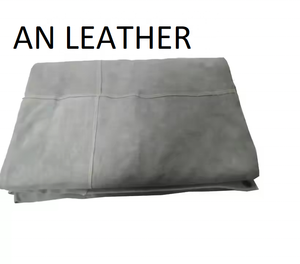 Mantas de soldadura de cuero cromado resistente al fuego, con ojales de latón - Product Image 5