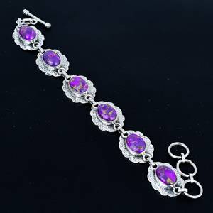 Turquoise 925 <b>Sterling</b> <b>Silver</b> Luxury GIA Certified <b>Charm</b> Adjustable Handmade <b>Bracelet</b> Engagement Gift - Product Image 4