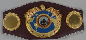 เข็มขัดแชมป์มวยแบบกำหนดเองพร้อมสายหนัง อุปกรณ์เสริมที่ทนทานสำหรับงานแข่งขัน - Product Image 2