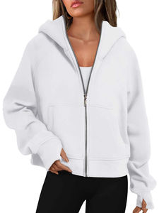 Nouveau style bas prix sweats à capuche élégants pour femmes design élégant en couches coupe confortable confortable pour un usage quotidien décontracté - Product Image 3
