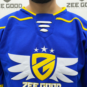 2025 personalizado sublimado transpirable uniforme de Hockey sobre hielo ropa deportiva nuevo conjunto de poliéster Hockey sobre hielo adultos OEM camiseta de fútbol - Product Image 5