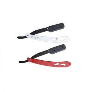 Rasoir droit de barbier avec manche en acier inoxydable, lame droite pliable, rasoir japonais en acier inoxydable - Product Image 3