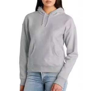 Sudadera con Capucha 100% Algodón para Mujer, Sudadera de Felpa con Logotipo Personalizado Impreso y Bordado, Ropa Urbana de Alta Calidad - Product Image 1