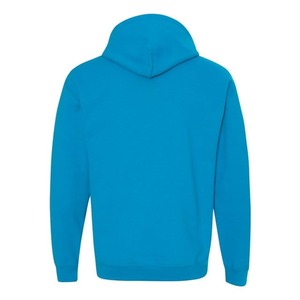 เสื้อสเวตเตอร์มีฮู้ดของผู้ชายลายสีทึบมีกระเป๋าด้านข้างปรับแต่งโลโก้ - Product Image 6