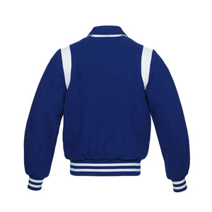 2025 más exigentes de alta calidad Chenille bordado hombres Universidad personalizado béisbol bombardero Letterman cuero Varsity chaqueta - Product Image 3