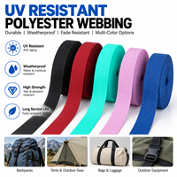 Sangle tissée en nylon et polyester résistante aux UV, à l'abrasion et aux intempéries, durable, pour sac à dos extérieur et accessoires pour animaux de compagnie