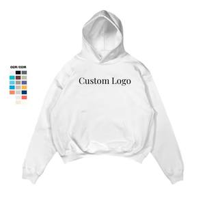 Sudadera con capucha de invierno para hombre de alta calidad, personalizada, con cremallera, bordada, forro sólido, corte regular, de lana, al por mayor, de algodón - Product Image 2