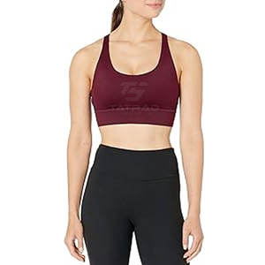 Sujetador Deportivo Cómodo para Mujer, Disponible en Existencia, Nuevo Diseño, Transpirable, de Secado Rápido, con Logotipo Frontal, Soporte Ligero - Product Image 3