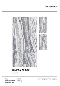 Carreaux de sol et de mur en porcelaine polie 600x1200mm Accents 10mm d'épaisseur finition antidérapante en brique réfractaire pour décoration murale de sol - Product Image 6