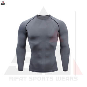 Camisetas de Compresión Personalizadas con Estampado Digital, Transpirables, de Secado Rápido, Unisex, para Gimnasio, Manga Larga, 220g, Ropa Deportiva 100% Poliéster - Product Image 4