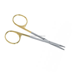 Tijeras Curvas Dentadas Greenberg Par de Alta Calidad para Cirugía Plástica, Modelo Manual OEM Dii-i-1333 Clase TC - Product Image 3