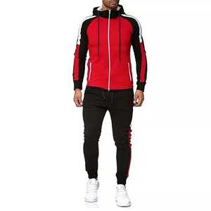 Ensemble survêtement unisexe d'hiver pour homme, haute qualité, personnalisé, 2 pièces, en molleton de coton, avec logo imprimé, pantalon de survêtement et sweat à capuche respirant - Product Image 3