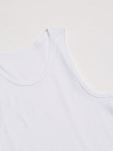 Wholesale Custom Cotton Men's Tanks 100% Cotton Imported Pull on Closure <b>Machine</b> Wash Sourcing From Bangladesh - Product Image 6