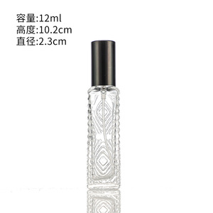 Flacone Spray Quadrato in Vetro da 10ml per Profumo con Motivo Melone Amaro, Atomizzatore Vuoto Portatile - Vendita all'Ingrosso - Product Image 6
