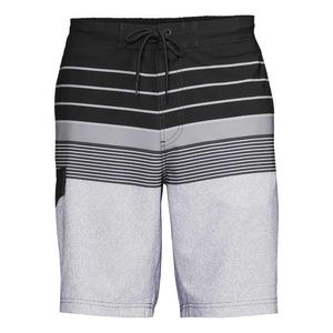 Short pour homme OEM à séchage rapide, décontracté, taille moyenne, longueur genou, polyester, spandex, toile, short de bain respirant, cordon de serrage à carreaux Plus - Product Image 1