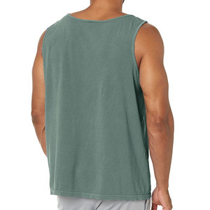 Camiseta sin Mangas para Hombre, Estilo Moderno, de Alta Calidad, Tejido Transpirable de Algodón/Bambú, Ropa Deportiva, Talla Personalizable - Product Image 2