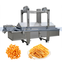 Nieuwe Automatische Chips Productielijn Machine Omvat Mixer En Friteuse Voor Het Maken Van Fruit En Graan Producten