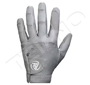 Offre Spéciale d'usine Concevez votre propre logo Gant de golf respirant en cuir couleur souple Gants de golf personnalisés pour le sport - Product Image 1