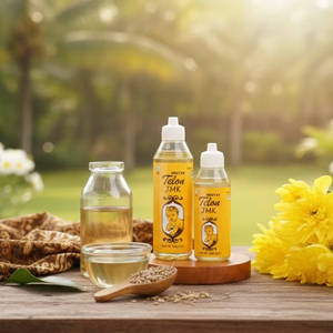 Aceite para Bebés JMK 100% Puro de Hinojo, Coco y Cajuput, Aceite de Baño para Bebés de 60 ml, Aceite Natural Calmante e Hidratante para Todo Tipo de Piel - Product Image 1