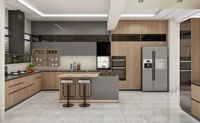 Votre maison idéale : un système de meubles de cuisine intégré, ergonomique et au design épuré.