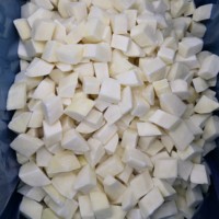 BANDES DE POMMES DE TERRE CONGELÉES DE QUALITÉ SUPÉRIEURE/TEXTURE CRISPY/PARFAIT POUR LES FRITES ET LES COLLATIONS