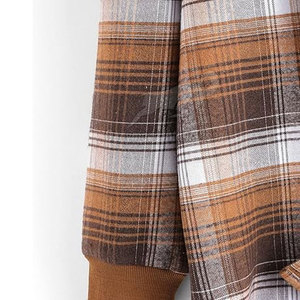 Hauts à capuche à manches longues en tissu brossé doux, coupe confortable, sweats en flanelle idéaux pour les tenues décontractées - Product Image 4