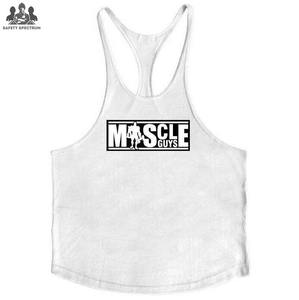Gym <b>Stringer</b> <b>Vest</b> <b>Men's</b> Tank Tops Weightlifting Fitness Wear Workout <b>Vests</b> High Quality Running Knitted Casual 100% Cotton - Product Image 5