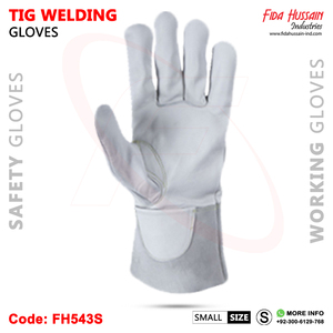 2025 venta al por mayor de cuero de vaca genuino Split Cuff & Goat Leather Heavy Duty Tig Welding Guantes DE SEGURIDAD DE CUERO resistentes al fuego - Product Image 3
