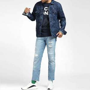 แจ็คเก็ตยีนส์สีพื้น ราคาดีที่สุด บริการ OEM สวมใส่สบาย ระบายอากาศได้ดี เหมาะสำหรับฤดูหนาว ขายออนไลน์ - Product Image 6