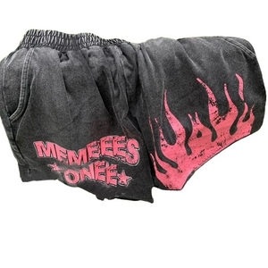 Ensemble décontracté respirant pour homme, t-shirt et short en coton 100% à séchage rapide, style streetwear d'été, lavage à l'acide, poids lourd, personnalisé - Product Image 3