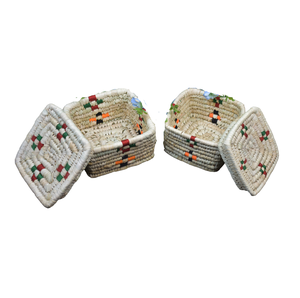 Cesta decorativa de hierba Sabai con Diseño Artesanal tejido a mano para organización de almacenamiento y estilo rústico sostenible para el hogar - Product Image 4