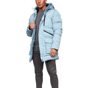 Meilleure vente Veste matelassée de couleur unie sur mesure de haute qualité à capuche pour hommes pour l'hiver en extérieur - Product Image 3