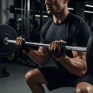 Guantes de ejercicio duraderos, guantes de gimnasio de medio dedo, guantes con soporte para muñeca, guantes de gimnasio transpirables para unisex, guantes de levantamiento de alta resistencia - Product Image 4